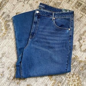 Plus size straight leg jeans